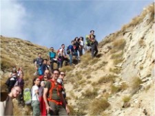 M. Vettore, versante meridionale. Osservazione e misurazione di effetti cosismici (fagliazione cosismica di superficie) M. Vettore, versante meridionale. Osservazione e misurazione di effetti cosismici (fagliazione cosismica di superficie)